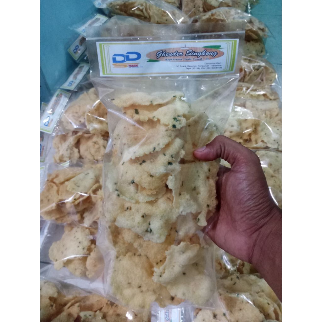 

keripik gender singkong,Khas Tegal,100 gram.