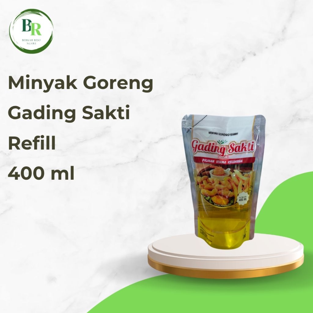 

Obral Minyak Goreng Gading Sakti Refill 400ml stok terbatas