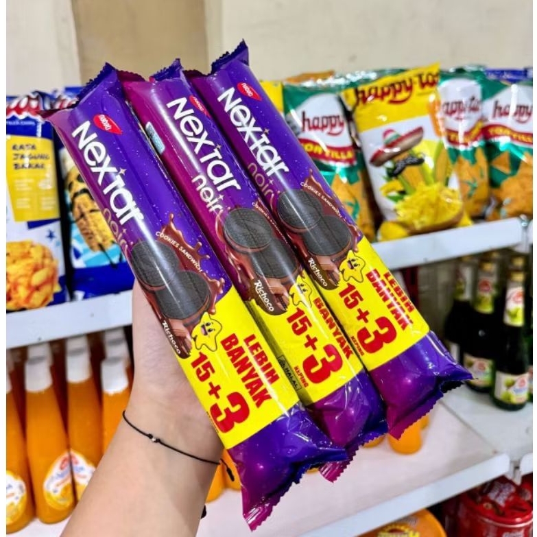 

(3 PCS) NEXTAR NOIR COOKIES SANDWICH 133 GR