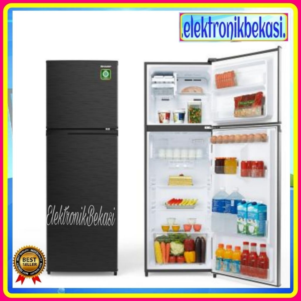 KULKAS SHARP SJ 316 MN-HS / KULKAS SHARP 316MN HS / KULKAS SHARP 2 PINTU 316 MN-HS
