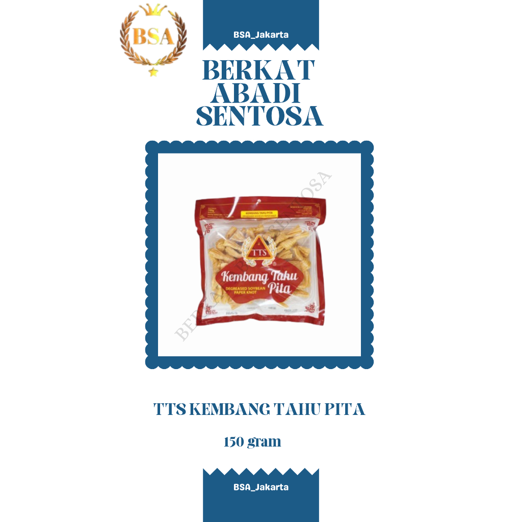 

TTS KEMBANG TAHU PITA (150 GR )