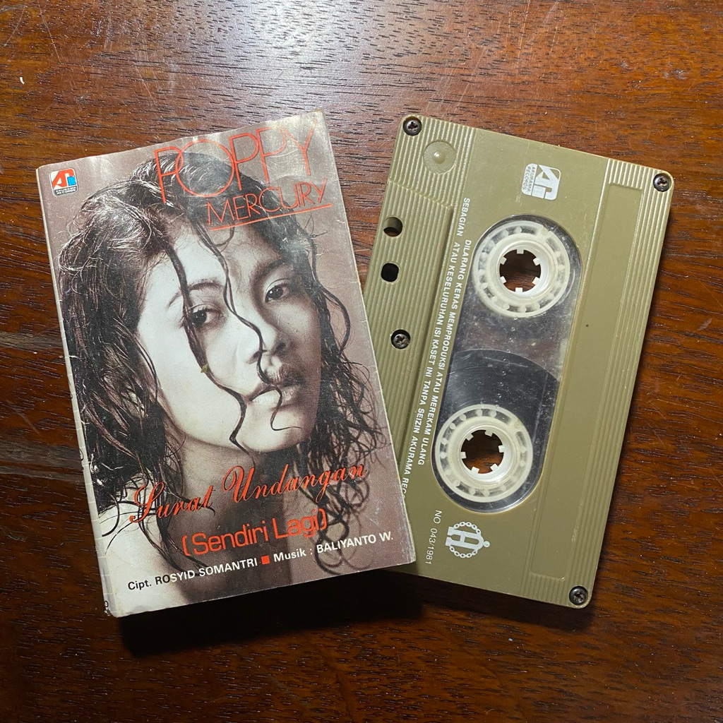 KASET PITA LAWAS POPPY MERCURY - SURAT UNDANGAN (sendiri lagi)