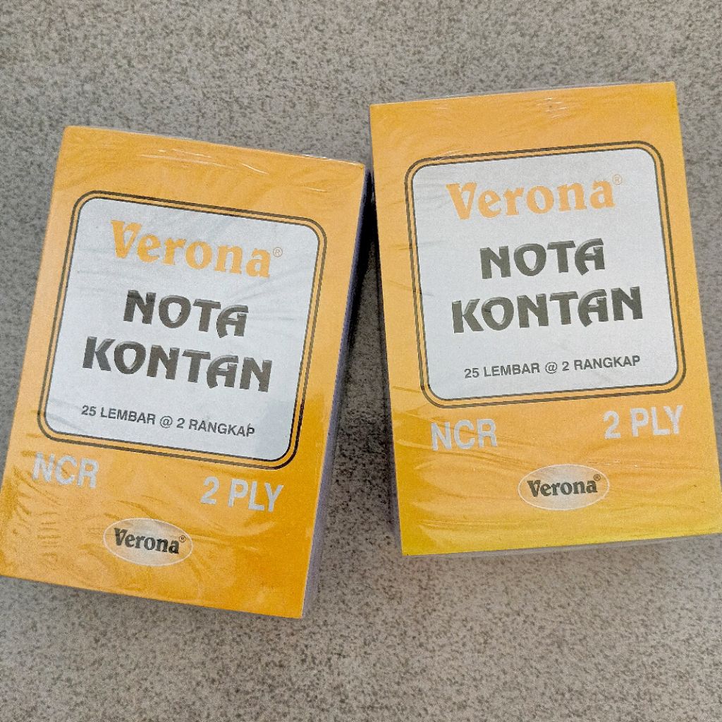 

Buku Nota Kontan Merk Verona NCR 2ply