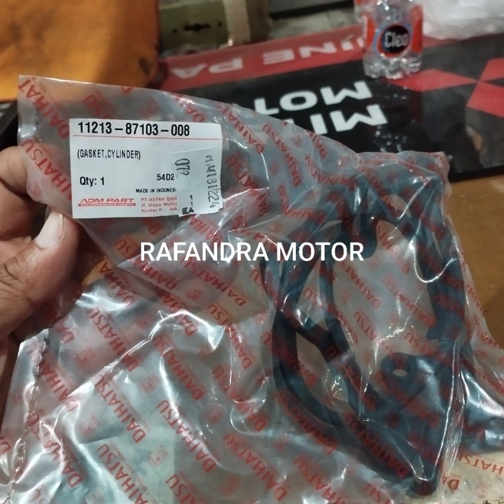 GASKET COVER CYLINDER HEAD/PACKING KARET TUTUP KLEP S89/ESPAS 1.3/TARUNA KARBURATOR ORIGINAL