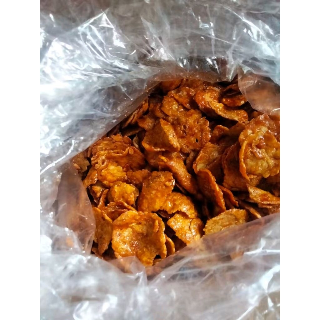 

(COD) emping melinjo layar kembar ori 100% waroeng abi'e