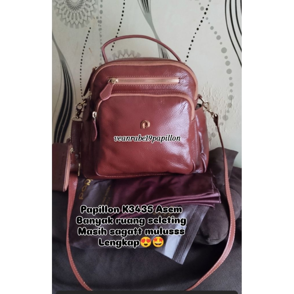 papillon K3435 papilon second tas papillon seken bekas cek keterangan
