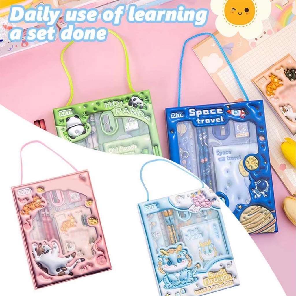 

Alat tulis set anak sd 5 in 1 / set alat tulis / alat tulis set murah / set pensil anak / set pensil anak murah
