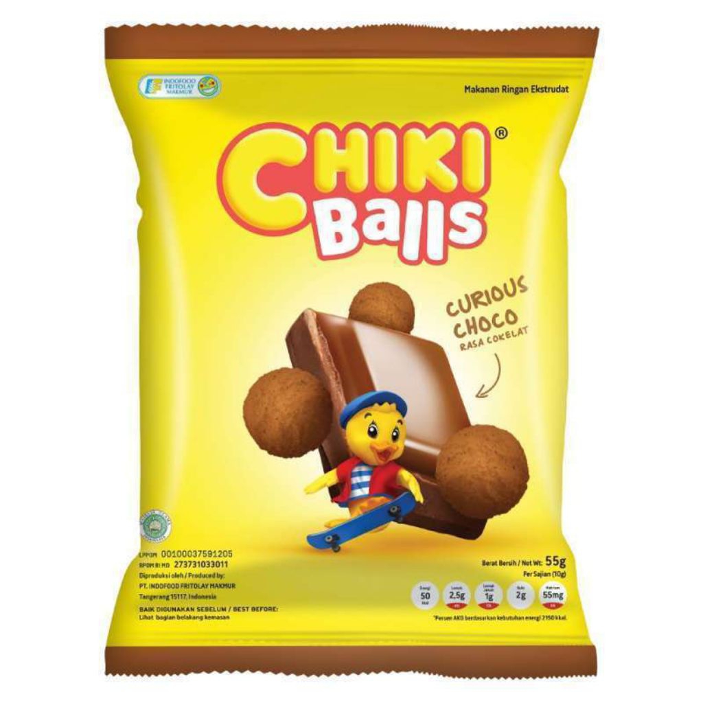

Chiki Balls 55gr Coklat / Chicken / Cheese