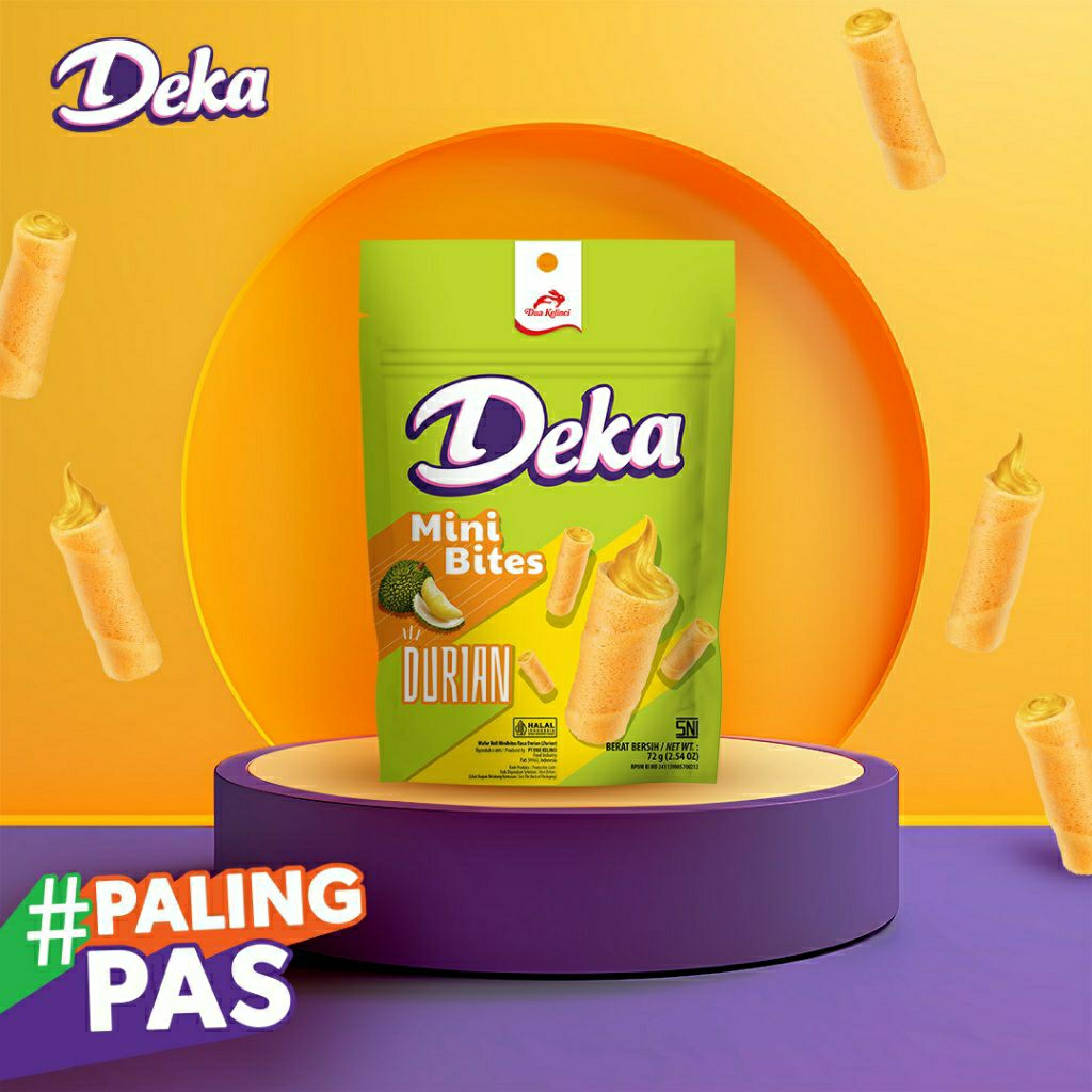 

Deka mini wafer Bites Durian 80g