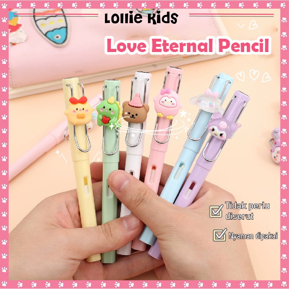 

PENSIL TANPA SERUT TANPA BATAS / PENSIL ENTERNAL TANPA ISI ABADI / PENSIL UNIK MAGIC