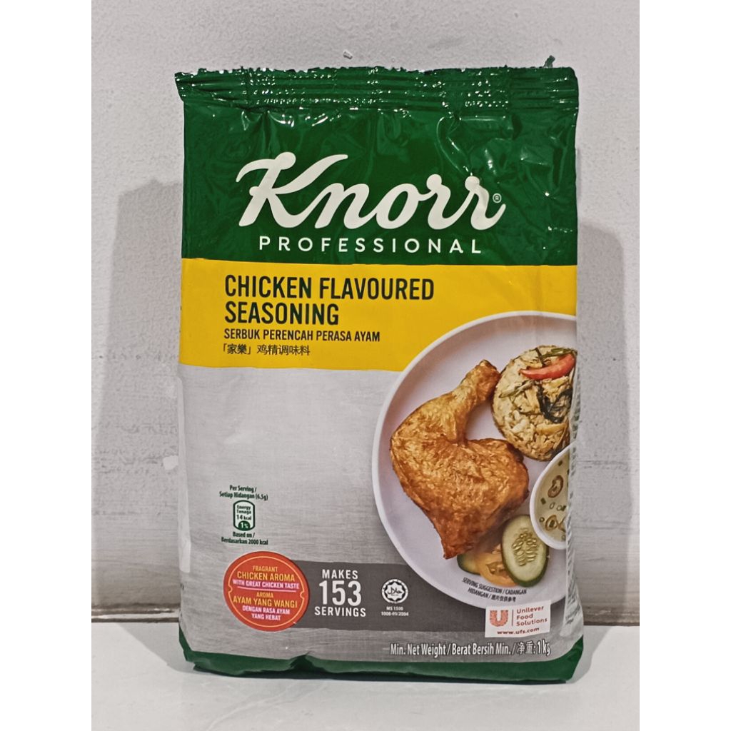 

Knorr Chiken Flavoured Seasoning / Serbuk Perencah Perasa Ayam 1kg