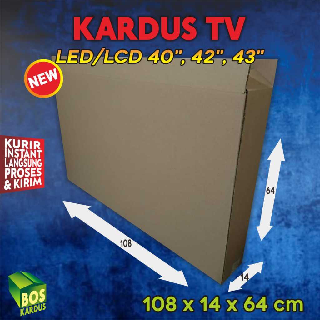 

Kardus Packing Dus Kotak Packaging Besar Paking Penyimpanan Bekas Besar Pindahan Jumbo Tempat Penyimpanan TV 43 inch 4CCB