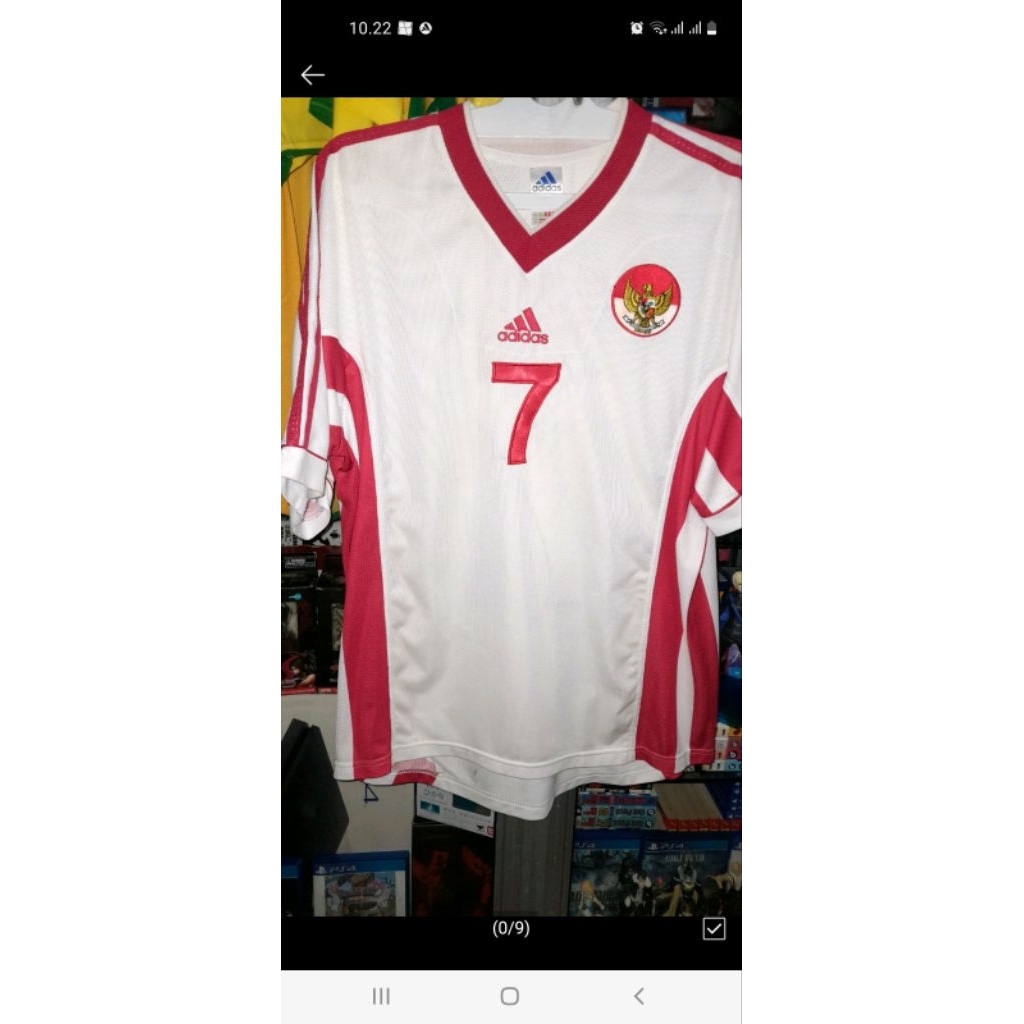 Jersey Timnas Indonesia Away Sea Games 1999 Original Adidas Template