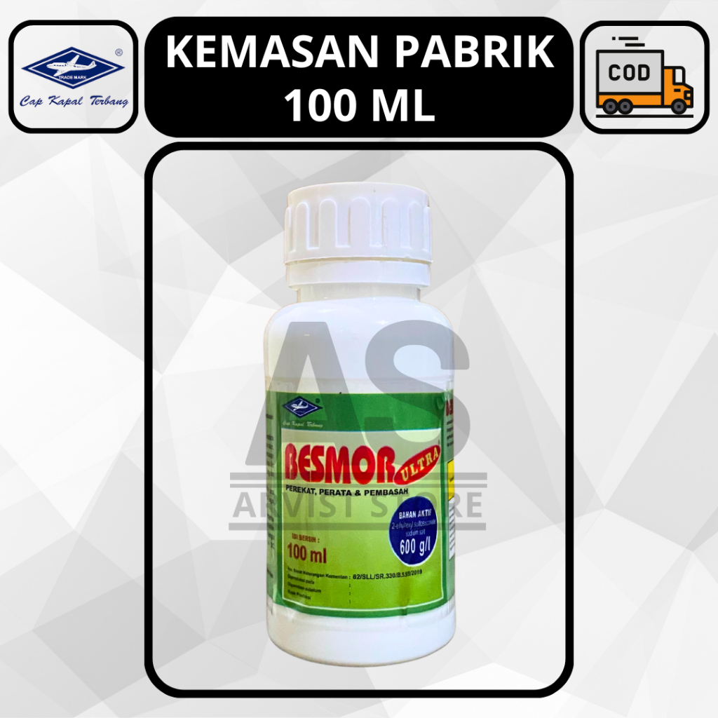 BESMOR ULTRA 600SL 100 ml Pembasah Perekat Perata Pestisida