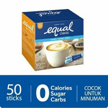 

Pemanis Diet Equal Gold | Classic 50'S Sweetener Bebas Kalori Diabetes