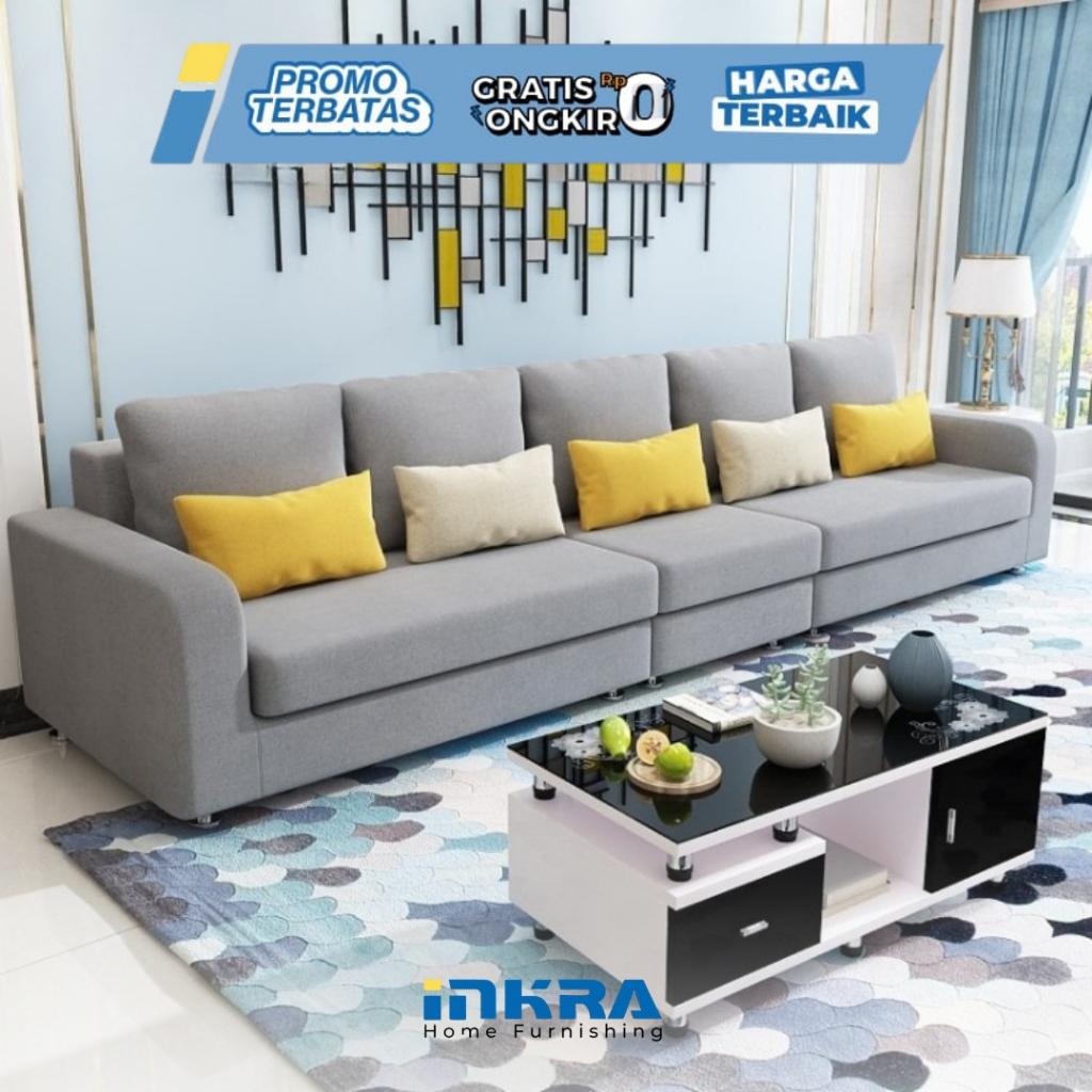 Sofa Minimalis Ruang Tamu Modern Model L