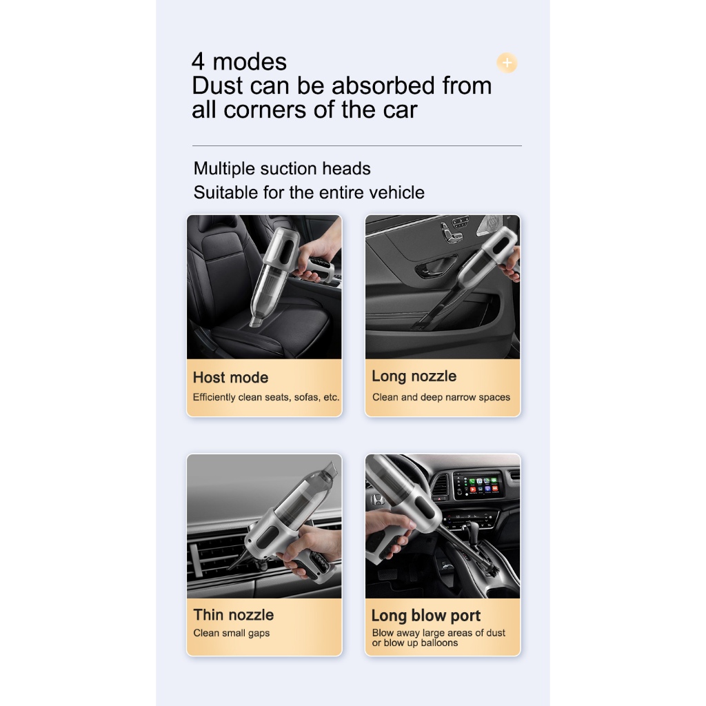 New Deals Philips Vacuum Cleaner Nirkabel Genggam 998000Pa Penyedot Debu Portabel Daya Tinggi Rumah