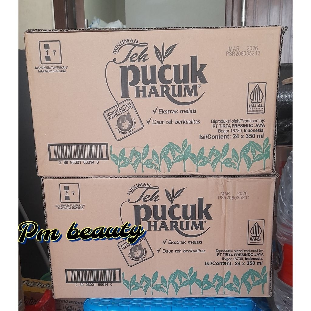 

Teh Pucuk Harum 350ml x 24 pcs ( teh pucuk 1 dus)