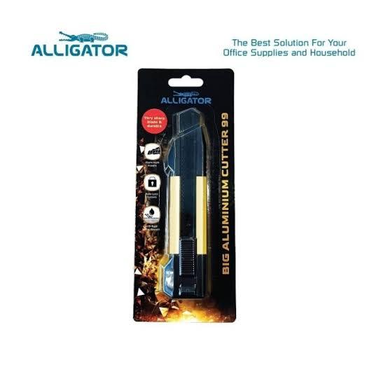 

Alligator Aluminium Gold Cutter 99 (Besar) lebih kuat,kokoh & tidah mudah patah