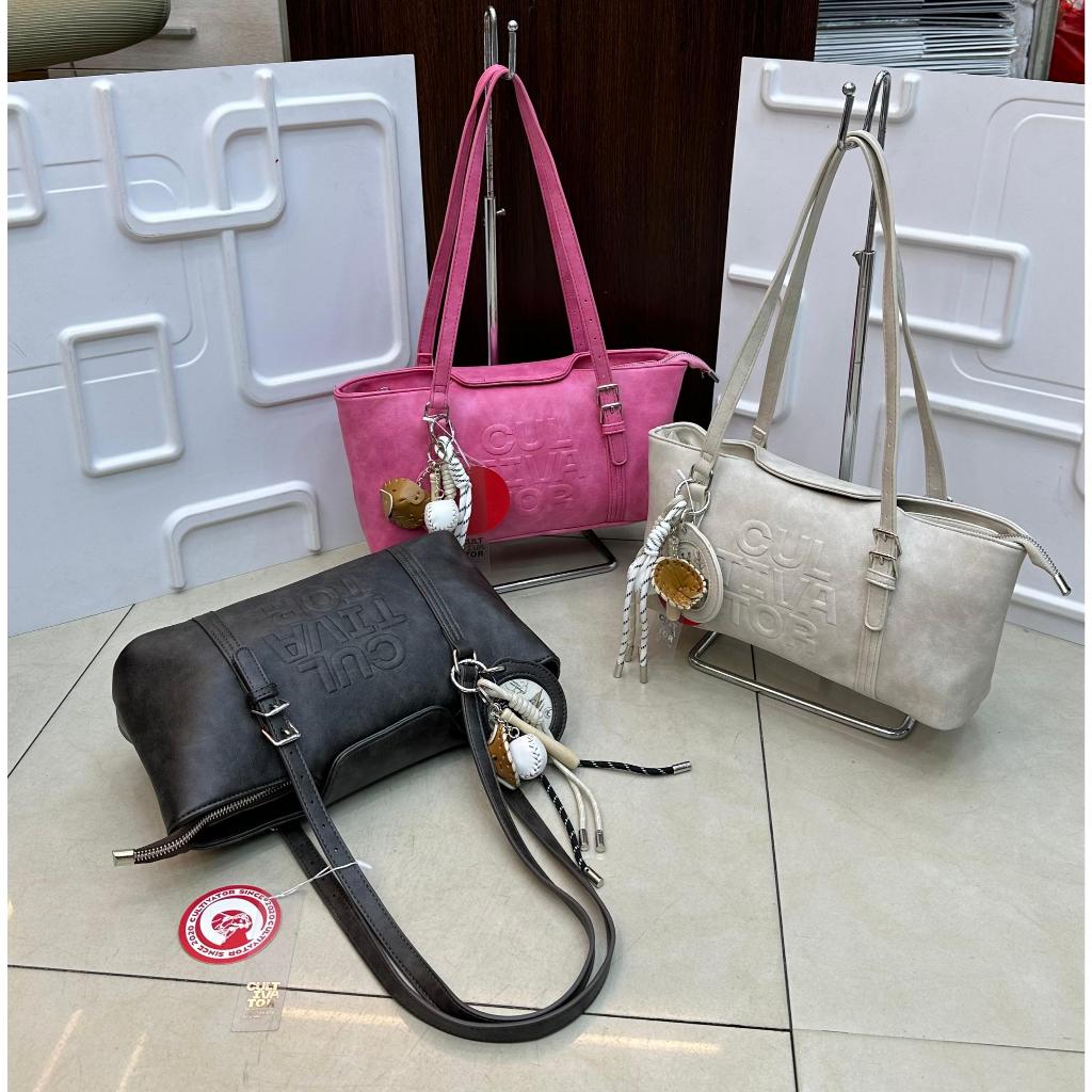 TAS WANITA CULTIVATOR LONG HANDLE + BAGCHARM BAG CHARM FASHION