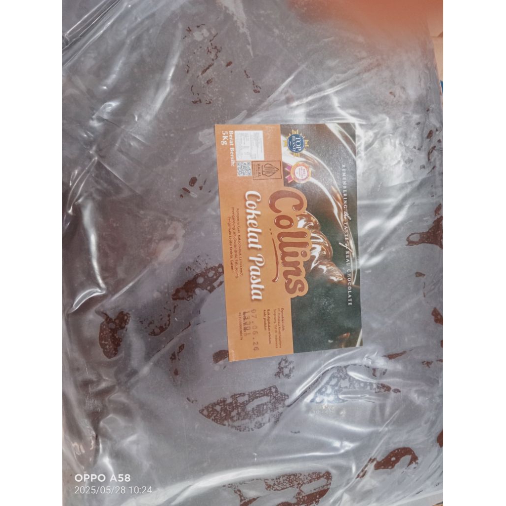 

COLLINS/colins Filling Coklat Pasta Coklat Selai Coklat 500 gram (Repack)