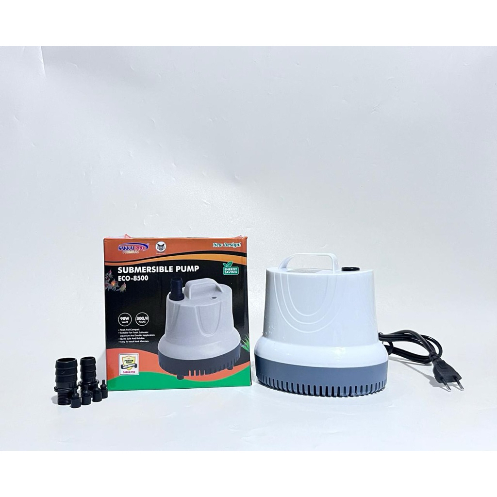 Pompa Air Celup Aquarium 5000 L/H SAKKAI PRO ECO 8500 Mesin PSP Kolam Ikan Koi pompa air kolam ikan