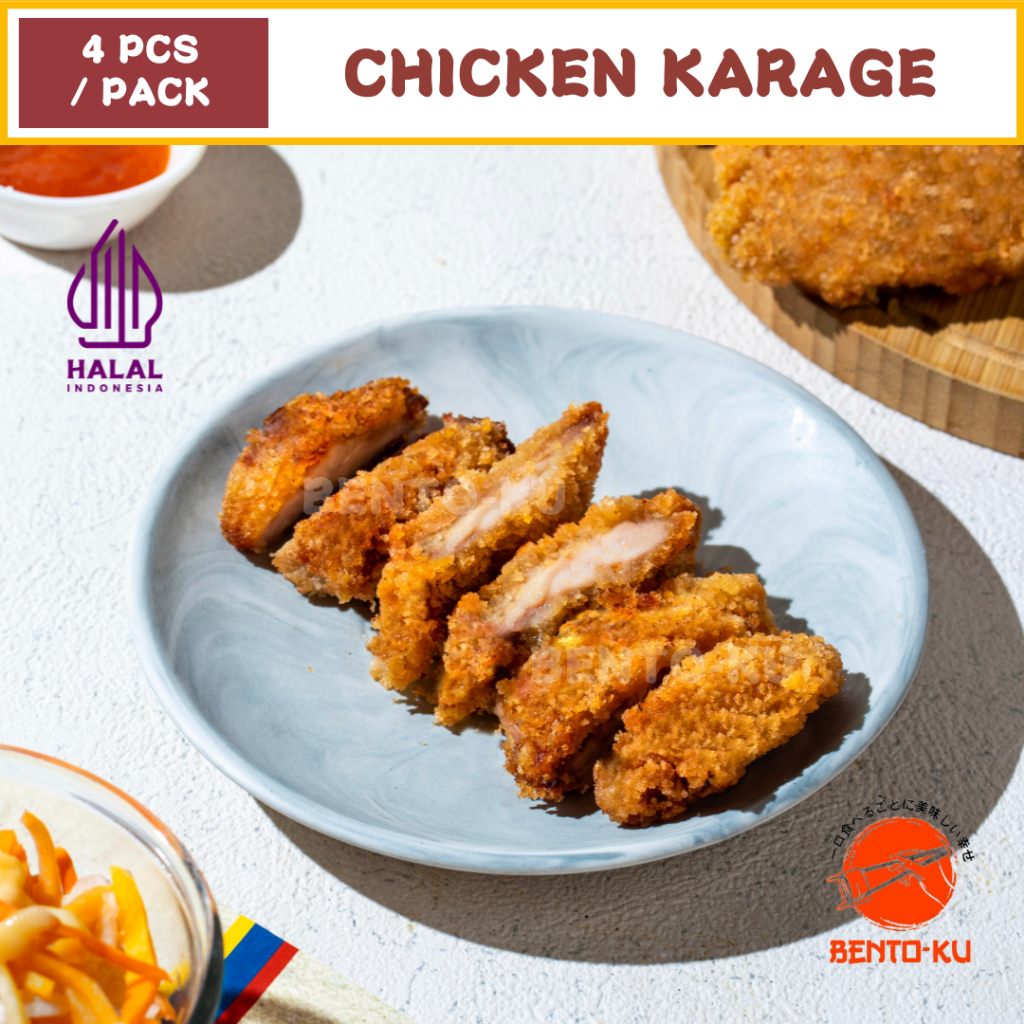 

BENTO-KU | CHICKEN KARAAGE | HALAL | 5 Pcs / Pack | 100% PREMIUM INGREDIENTS