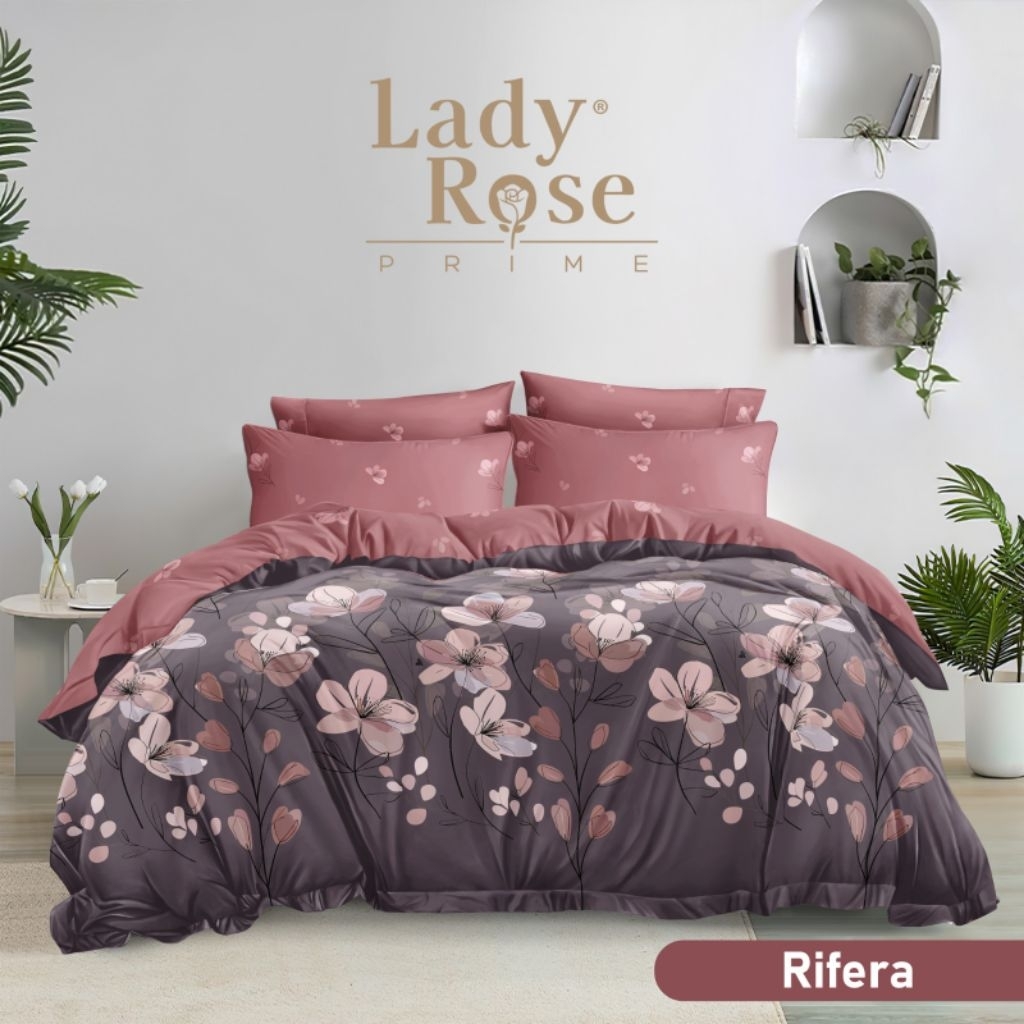 Fthn Bed Cover Set Sprei Rumbai Lady Rose 180 x 200 dan 160*200 cm- Etalase C AST