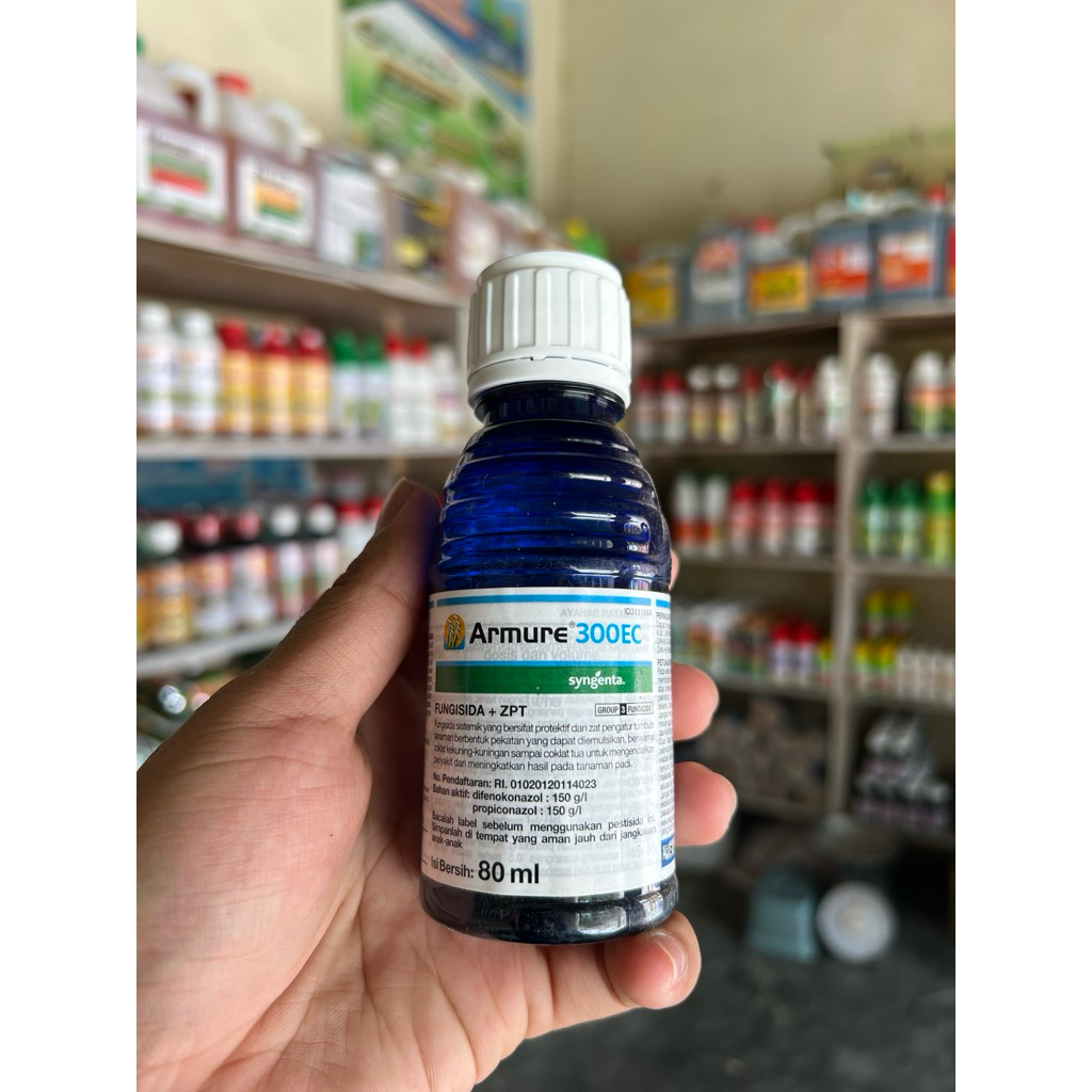 Fungisida + ZPT Armure 300 EC 80 ml - Fungisida Sistemik untuk Pengendalian Sheath Blight pada Padi 