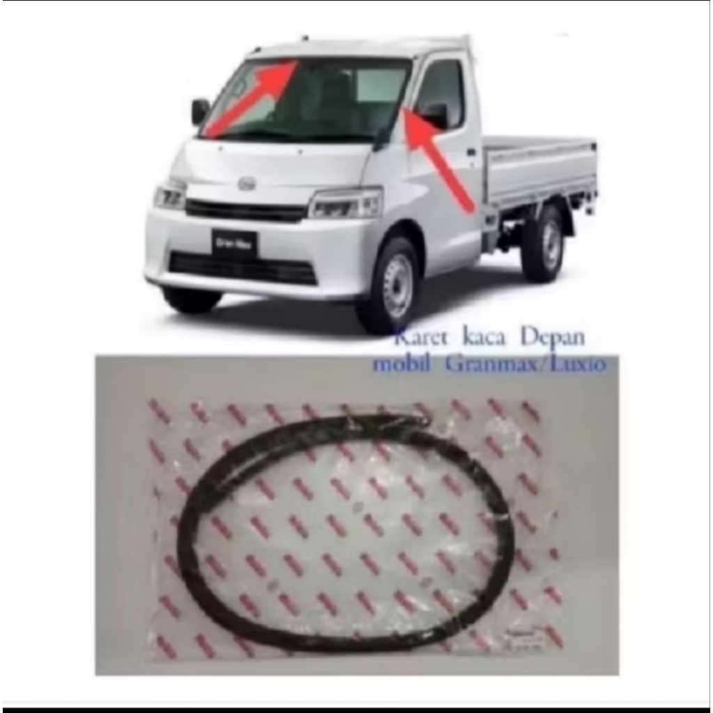 karet kaca depan kaca utama mobil Daihatsu Grand Max original