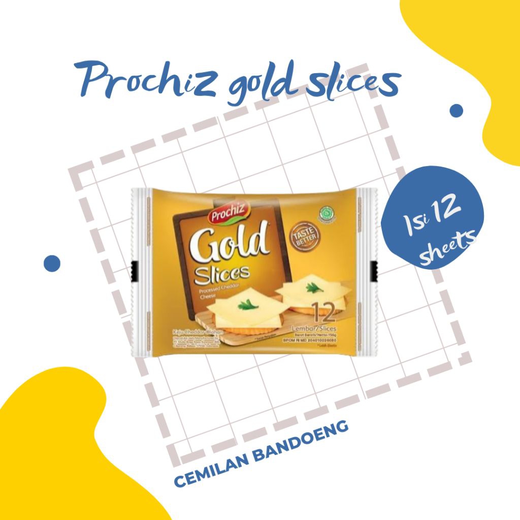 

keju prochiz gold slice isi 12