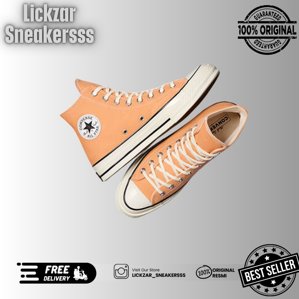 CONVERSE 70S HIGH Tiger Orange ORIGINAL PT. MAP