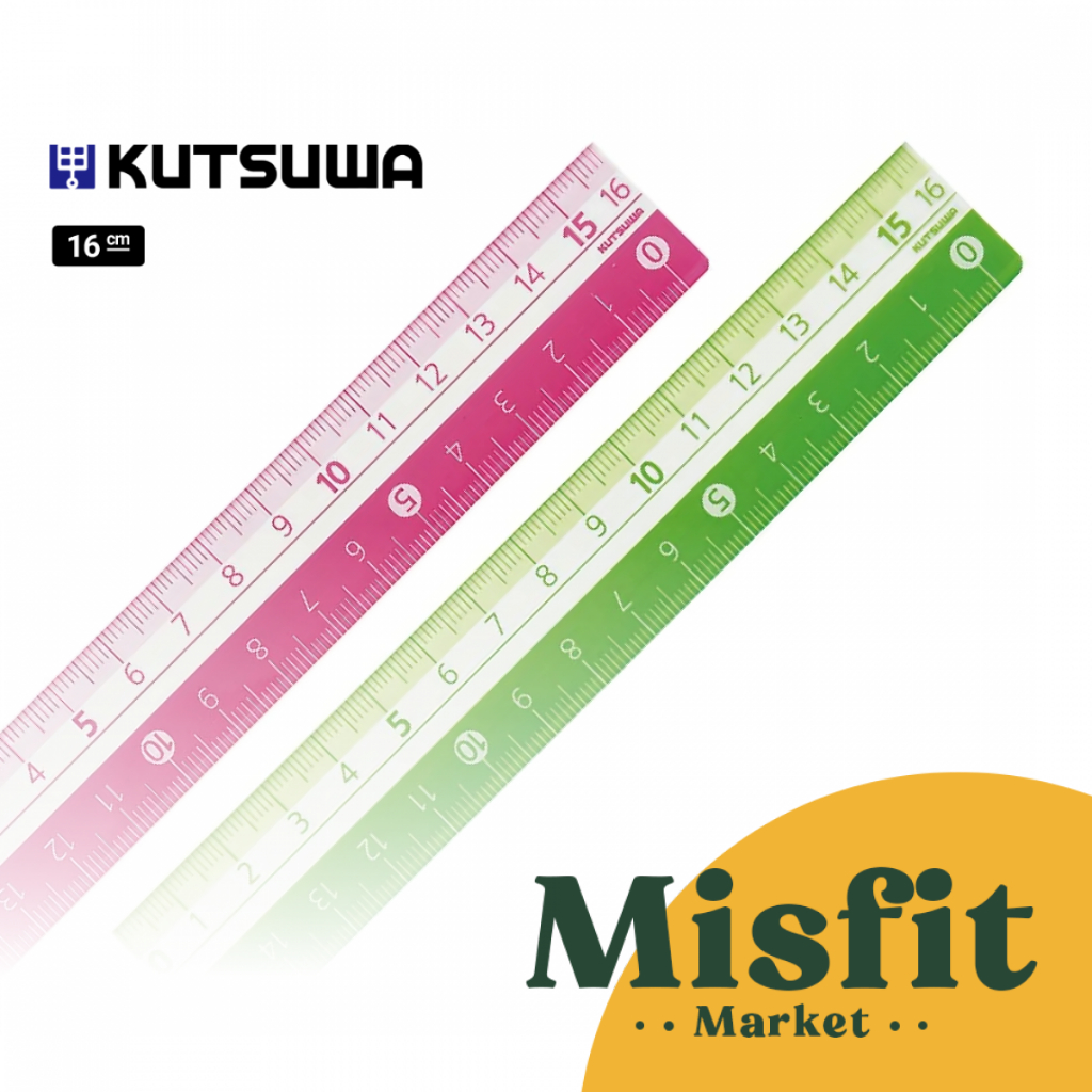 

Kutsuwa Color Ruler 16 cm Penggaris Acrylic Akrilik
