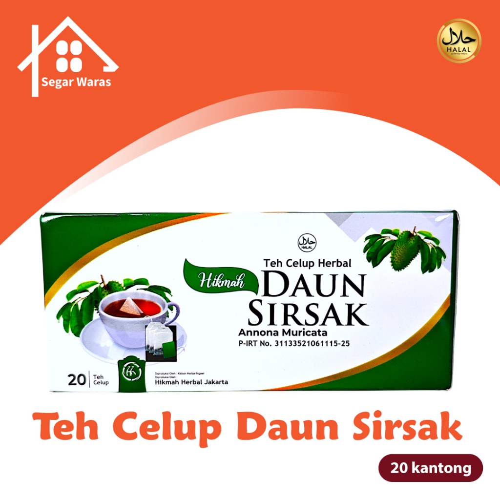 

Teh Celup Daun Sirsak Teh Diabetes dan Anti Kanker