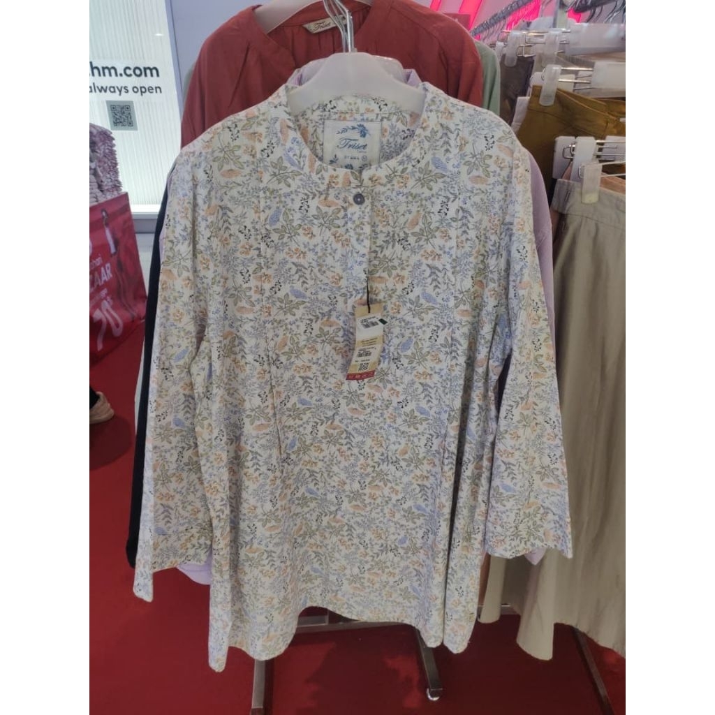 Blouse Triset wanita matahari murah