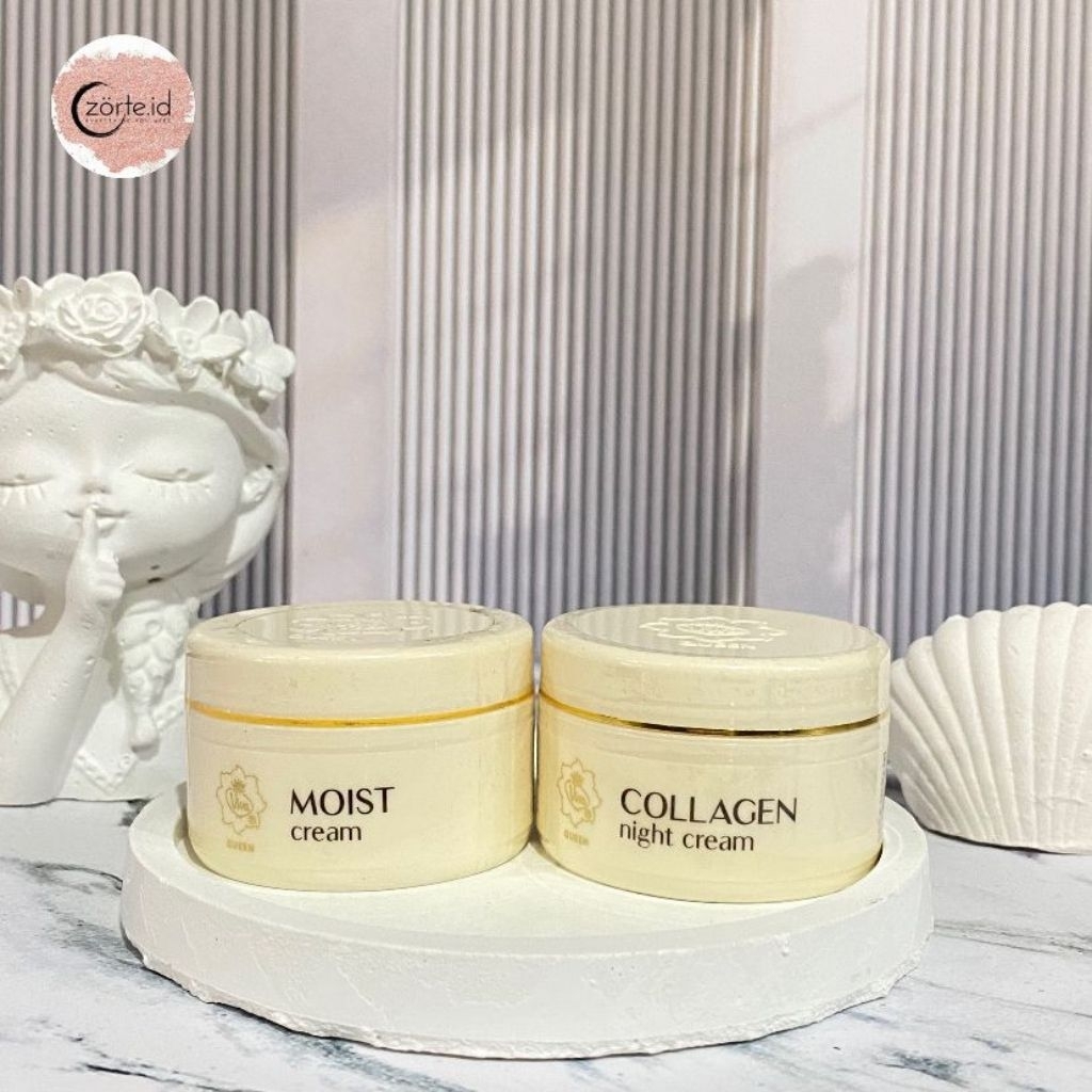 [ VIVA ] Paket Cream Collagen (moist cream & collagen night cream )