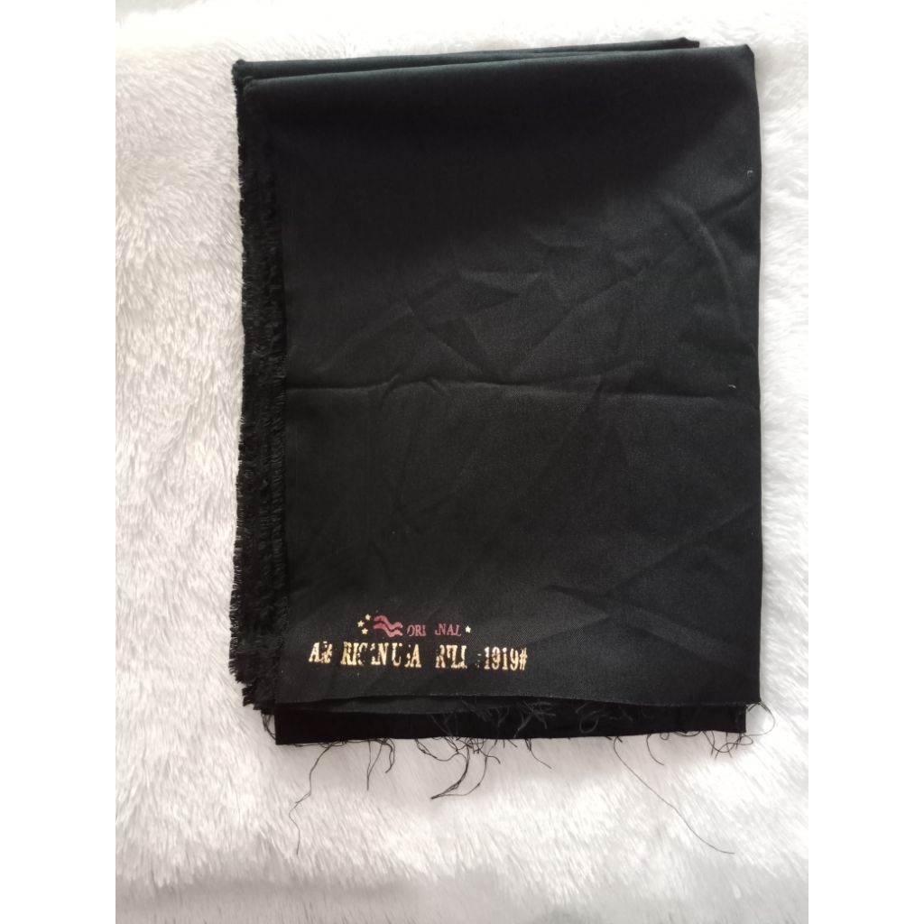 Kain Celana Hitam  American Usa Drill Potongan