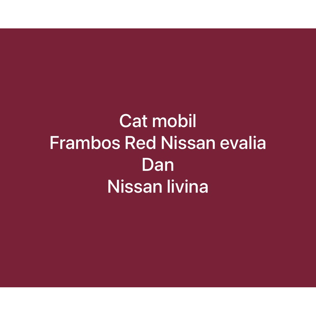 Cat mobil Frambos nissan Evalia