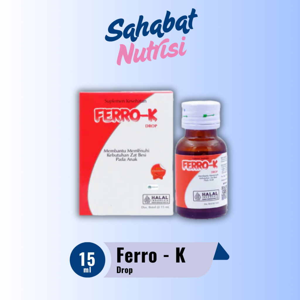 FERRO K DROP (SUPLEMEN ZAT BESI ANAK)