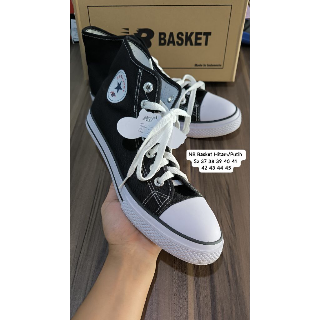 PROMOOO Sepatu Sekolah Unisex Dewasa Original Brand NB Basket