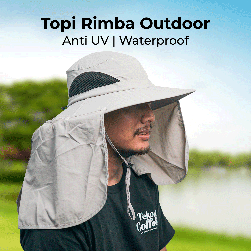 Topi Gunung / Topi Rimba Gunung / Topi Rimba Hiking / Topi Bucket Rimba / Topi Mancing