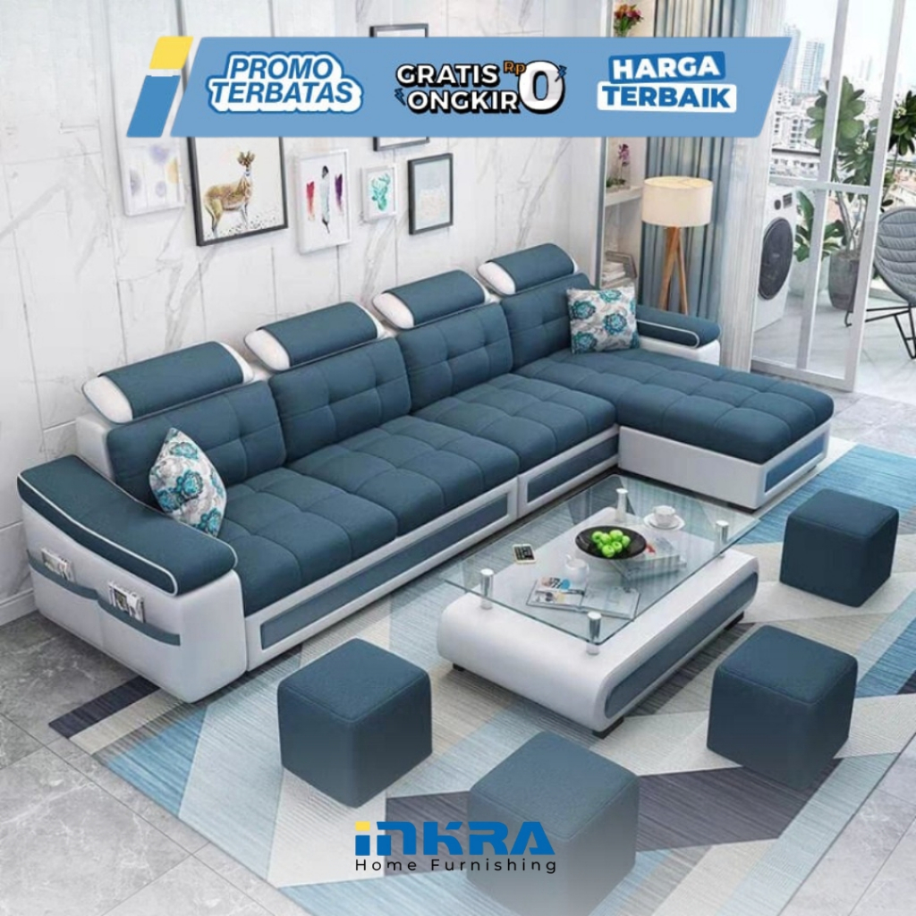 Sofa Minimalis Ruang Tamu Modern Tamu Letter L