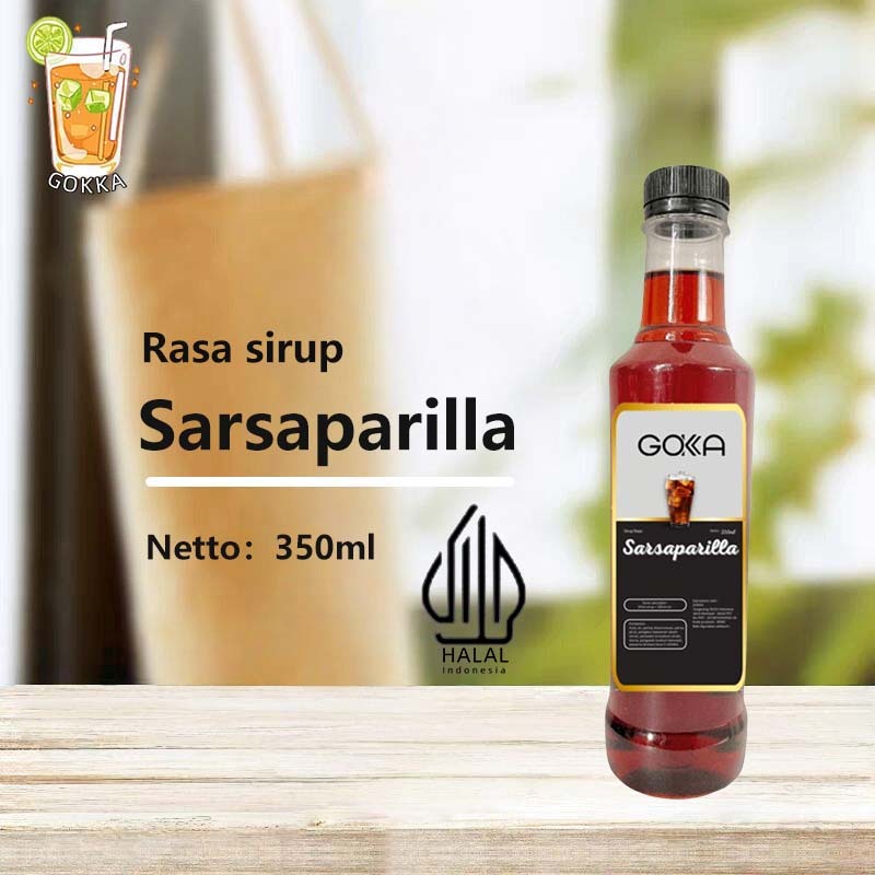 

SIRUP GОKKA / Sirup Sarsaparilla Berkualitas Tinggi 350ml / Sarsaparilla Syrup 350ML International Halal