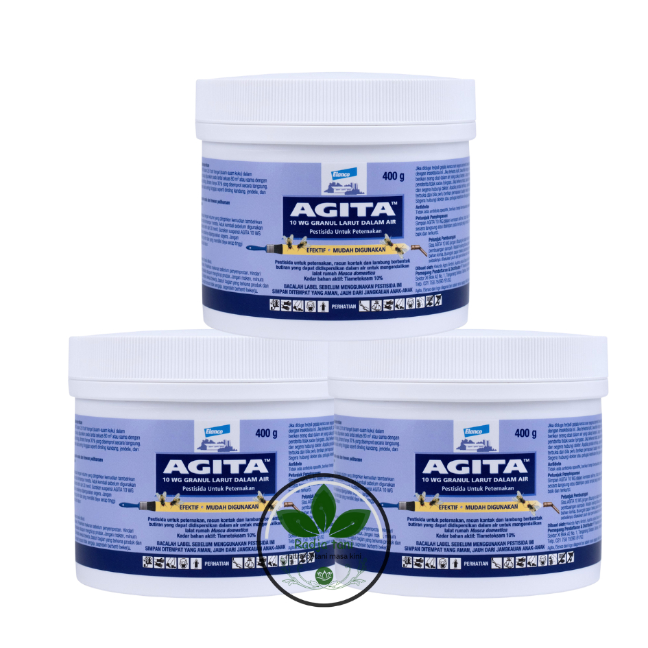 Alat - Pestisida pengendali lalat peternakan AGITA 10WG isi 400gr dari ELANCO (ELANCO)