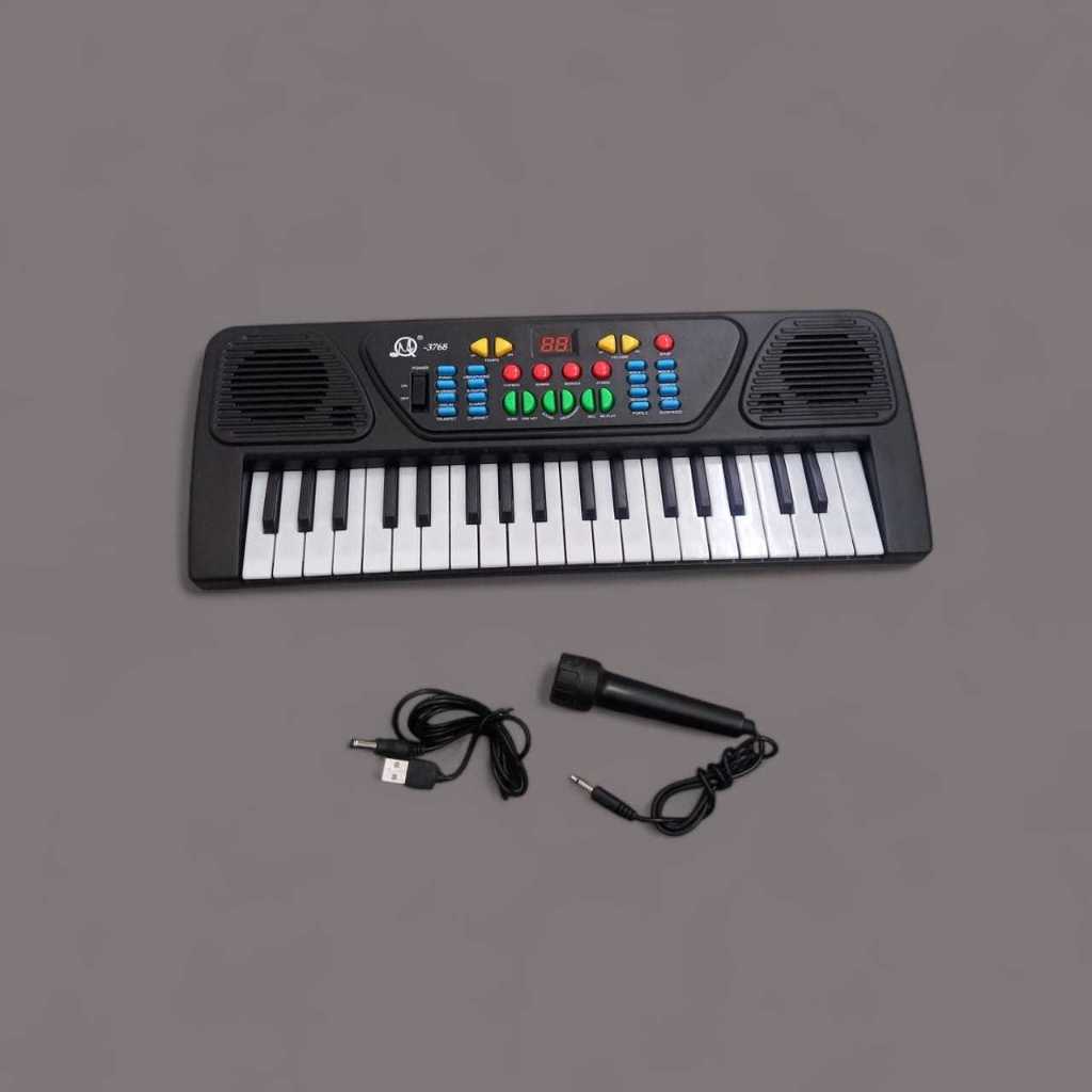 Piano Digital Elektrik Mainan Anak 37 Key with Microphone