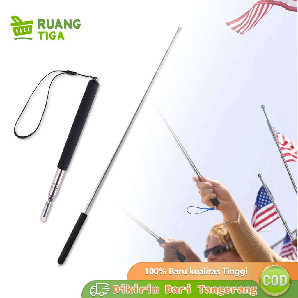 

Tongkat Pointer Pena Pointer Extendable Pointer Max 1m Tongkat Tunjuk Papan Tulis Serbaguna Untuk Presenter