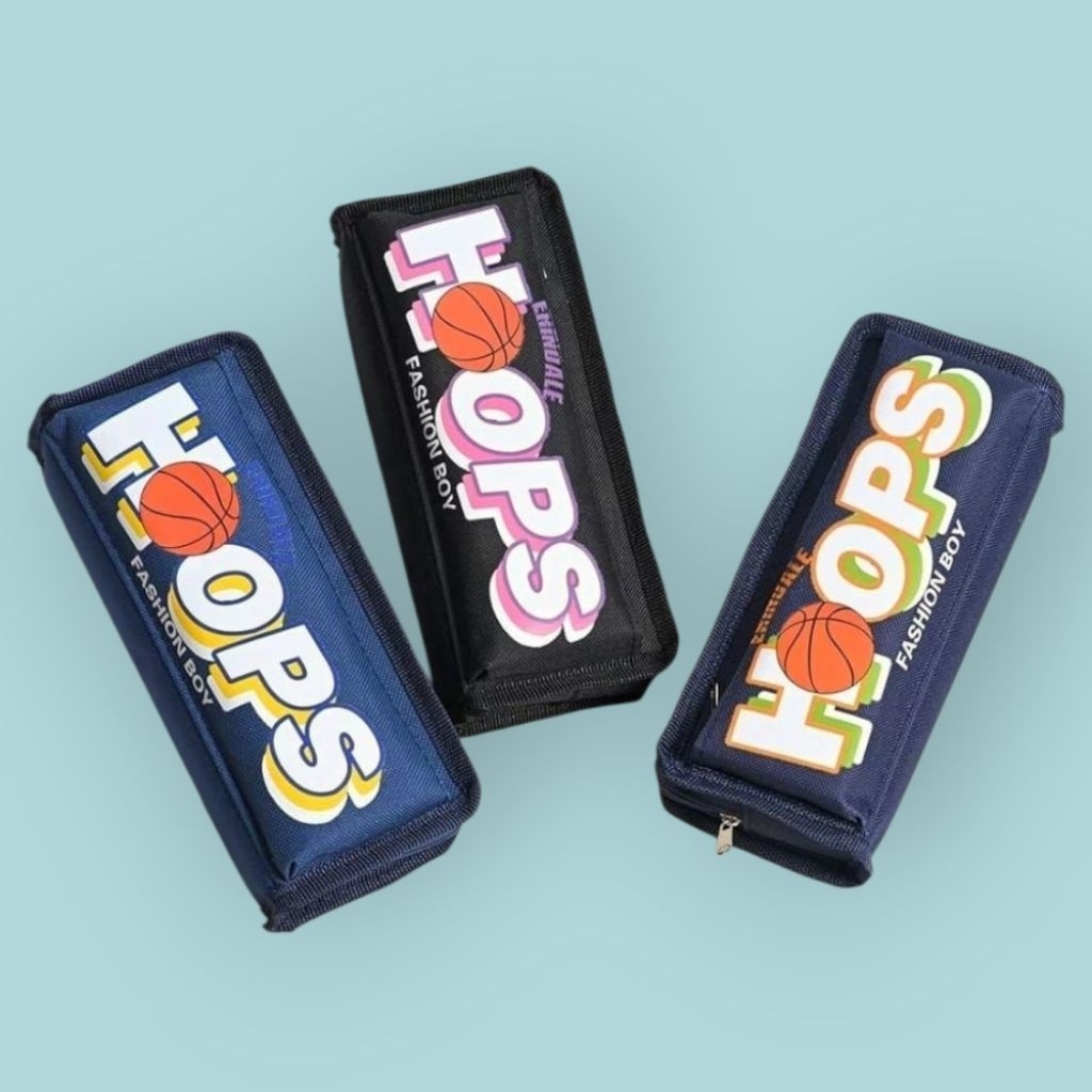 

Vifo Kotak Tempat Pensil Ritsleting Dua Sekat Pencil Case Anak Laki Sekolah TK PAUD SD