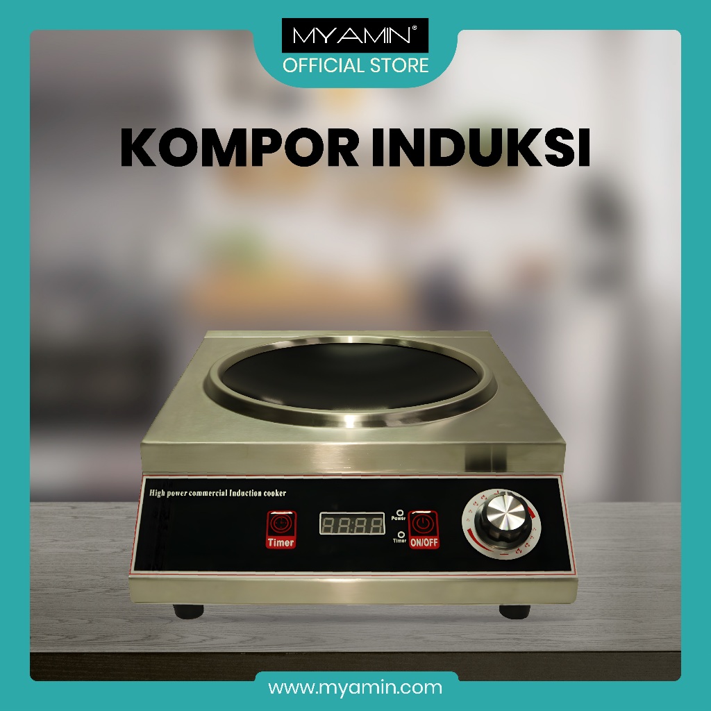 MYAMIN Kompor Induksi/Kompor Listrik/Portable/CookTop cekung 3500 Watt
