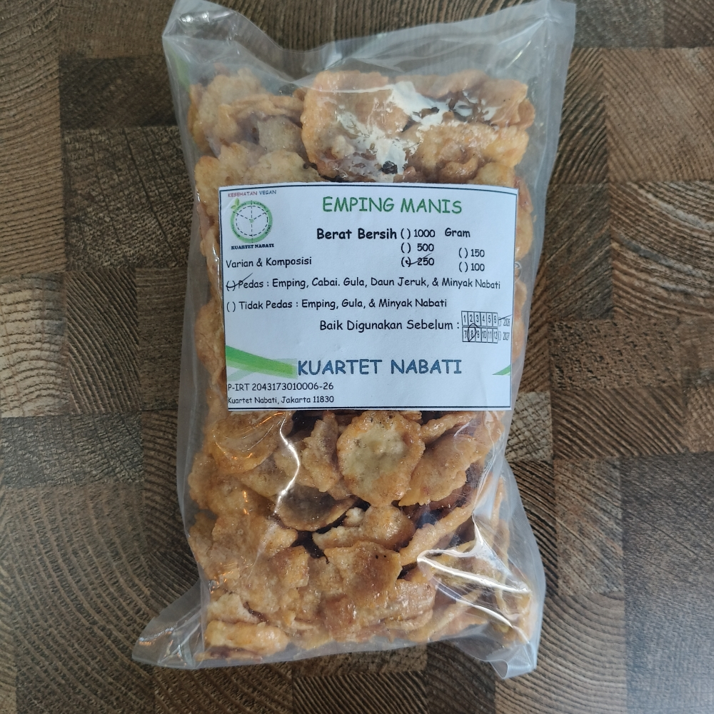 

Emping Manis Kuartet Nabati 250 gram