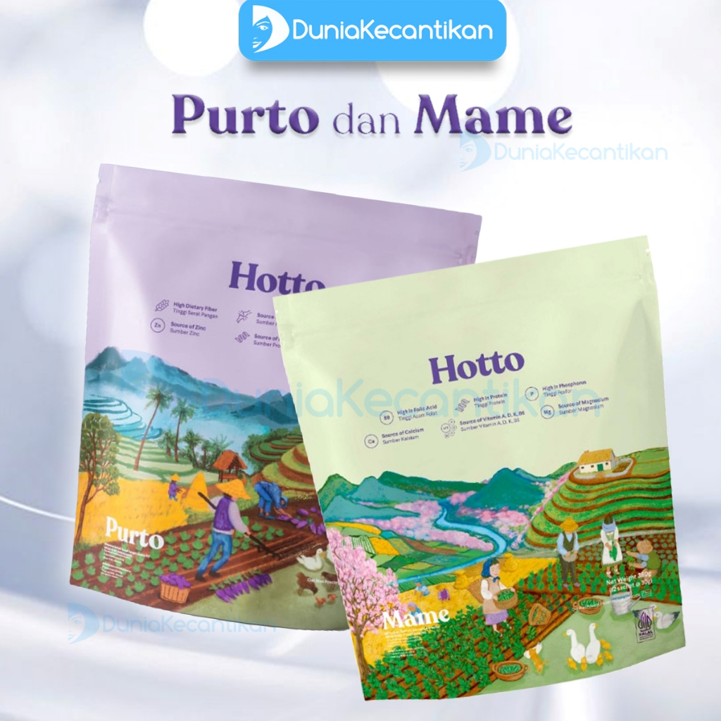 

Hotto Purto Multigrain with Purple Potato Pouch 16 Sachet Minuman Diet Pengganti Sarapan Hotto Mame